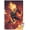 Premium Poster & Push Pin Bundle, variant on Marvel Ghost Rider - Flaming Chain Wall Poster, 14.725" x 22.375"