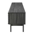 thumbnail image 6 of Media TV Stand Console Table, Wood, Dark Grey Gray, Modern Contemporary Urban Design, Living Lounge Room Hotel Lobby Hospitality, 6 of 8