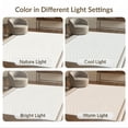 thumbnail image 7 of ODIKA 8'x10' Washable Area Rug Neutral Interlocking Boho Geometric Minimalist Farmhouse Ivory for Dining Room, Large Office, Lounge, Non-Slip Chair-Friendly Mat, 7 of 7