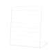 thumbnail image 4 of Organizador de pendientes con 120 agujeros y soporte en forma de L Blanco, 4 of 9