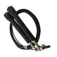 thumbnail image 2 of becaristey Speed Skipping Wire Rope Indoor Outdoor Jumping Rope Weight Loss Exercise Home Gym Workout Tool, Black, 2 of 6