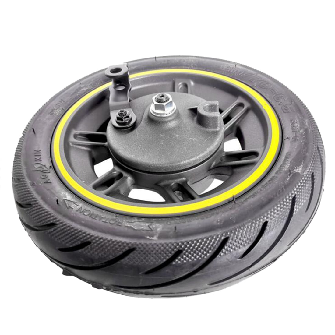 10 Inch Electric Scooter Front Wheel with Vacuum Tubeless Tire Assembly