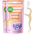 thumbnail image 1 of Hilos dentales con palillo SmartLifeco ecológicos 100 unidades veganos, 1 of 9