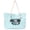 Beach Bus-light Blue, variant on NCY Beach Bags for Women Large Waterproof Beach Travel Tote Bags Sandproof Swim Pool Bag Canvas Zipper Big Tote