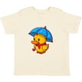 thumbnail image 3 of Inktastic Rainy Ducky Boys or Girls Toddler T-Shirt, 3 of 5