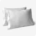 thumbnail image 1 of Bare Home Pillowcase Set - Premium 1800 Collection - Double Brushed - Ultra Soft - Standard Size, Cloud Gray, 2 Count, 1 of 7