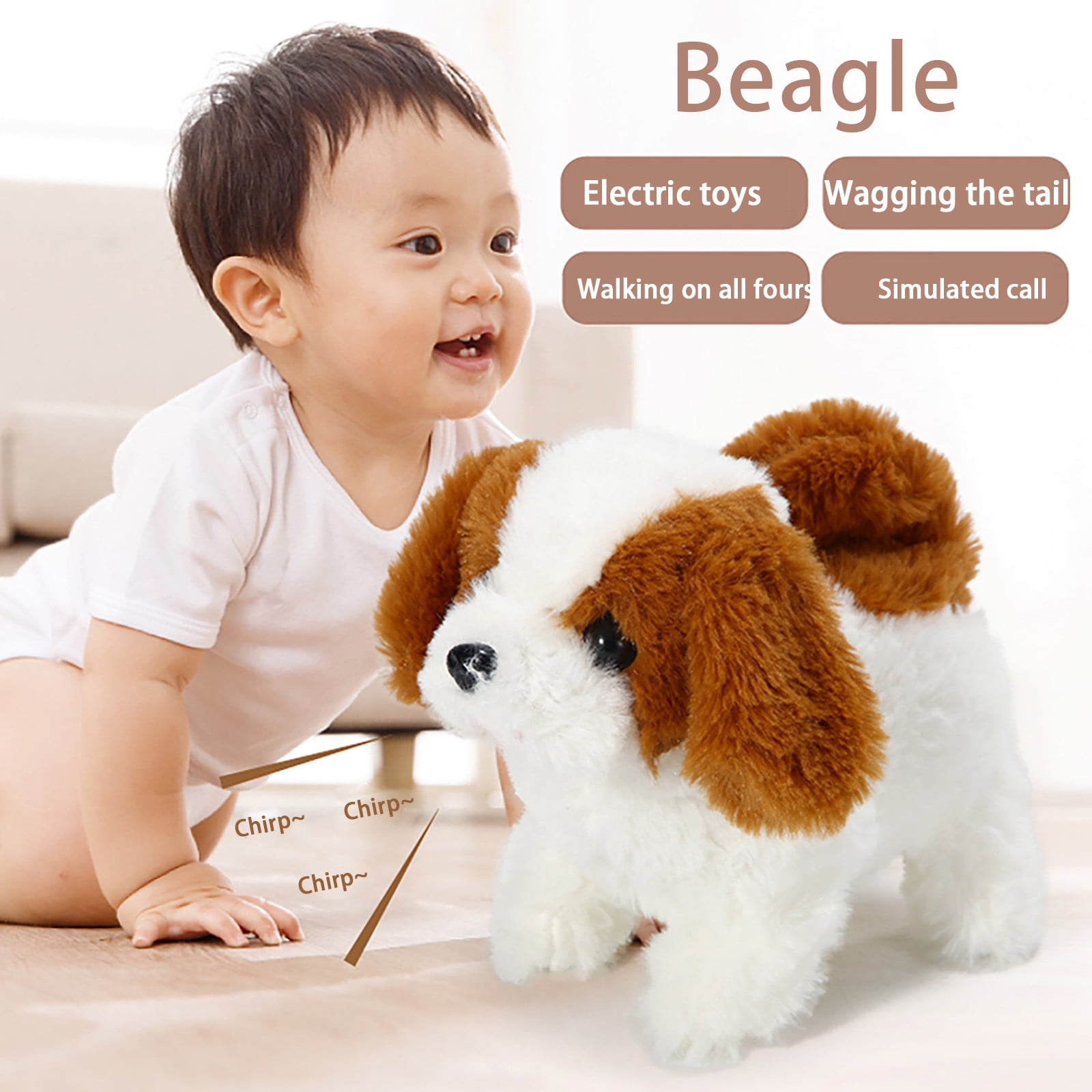 Plush robot cheap dog