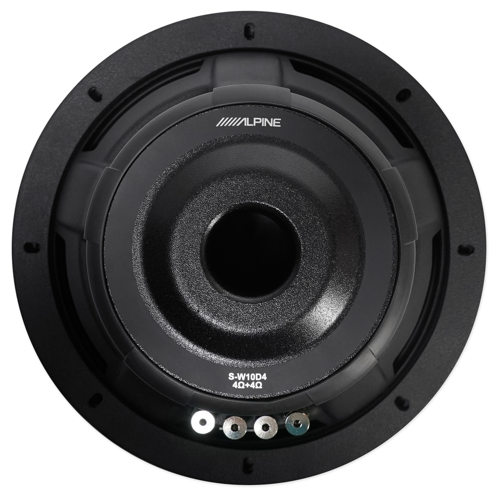 Alpine S-W10D4 10" 1800 Watt Dual 4-Ohm Car Audio Subwoofer DVC Sub SW10D4 - image 3 of 8