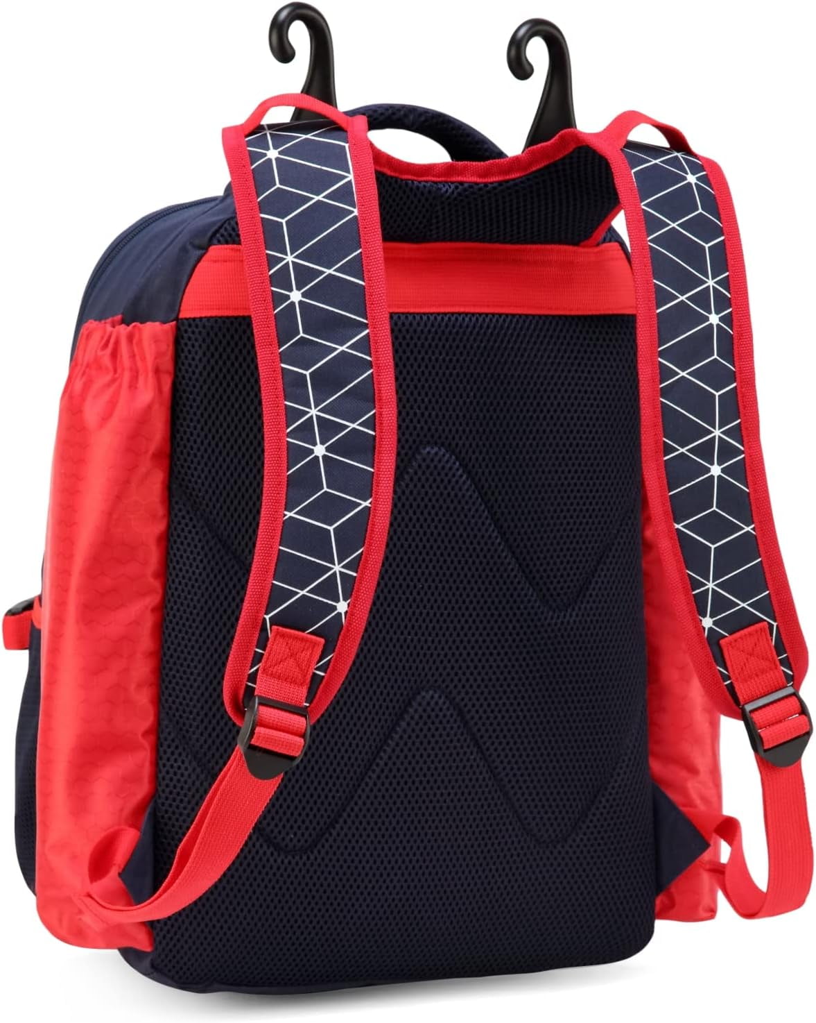 WW WARRON WOODS Pro Series Softball Baseball Backpack Navy/Passion Red with pocket