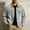 Gray, variant on Raeneomay Men's Denim Jacket - Long Sleeve Collared Multi Pocket Outerwear S-XXL