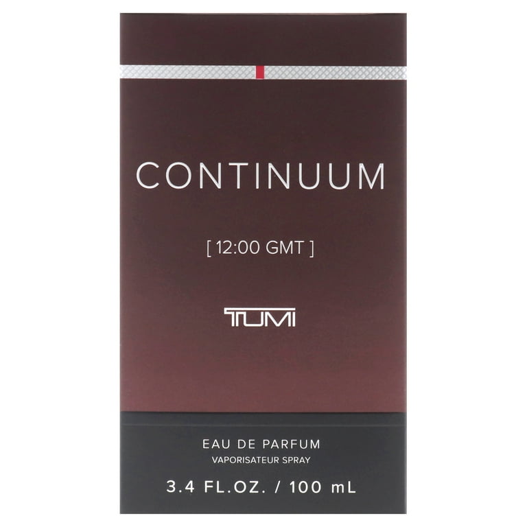 TUMI Continuum Eau De Parfum Spray for Men, 3.4 Oz - Woody Aroma
