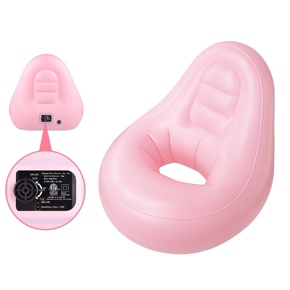 Inflatable BBL Sofa Chair for Butt with Arms Hole, Portable Blow up BBL  Lifting Cushion Pillow After Surgery for Recovery Sitting Reading, Sit in