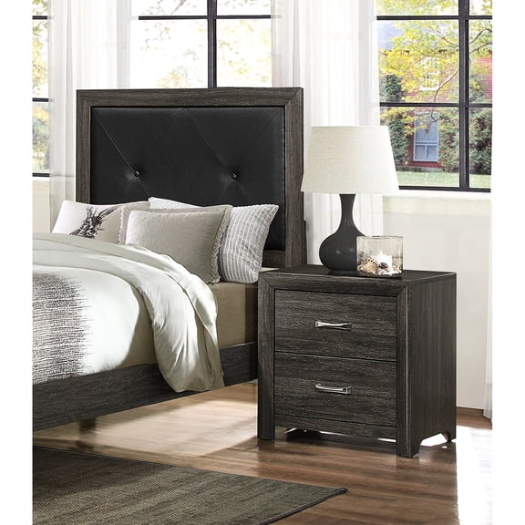 Dark Gray Color Scheme - Metal on Metal Glides - Bedroom Decorative Item - Beautify Bedroom