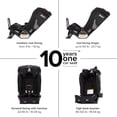 thumbnail image 2 of Diono Radian 3RXT SafePlus, asiento de automóvil convertible 4 en 1, orientado hacia atrás y hacia adelante, ingeniería SafePlus, protección infantil de 3 etapas, 10 años 1 asiento de automóvil, Slim, 2 of 5