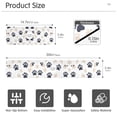 thumbnail image 3 of Yayeee Faucet Mat for Kitchen Sink 30" Diatomite Long Splash Guard Pad, Black Cat Paw, 2 Pack, 3 of 7