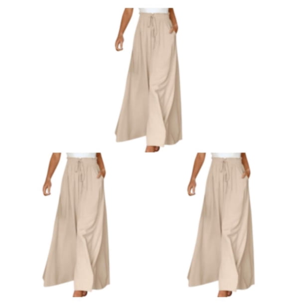 Sonducket Pantalones fluidos Amor de mujer: para cualquier ocasión Pantalones de estilo delgado Moda de mujer albaricoque M 1 Type1 NO1