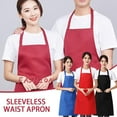 thumbnail image 2 of Adjustable Cooking Apron Waterproof Dust-proof Chef Waiter Dirt Hot S3 E7R0, 2 of 8