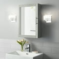thumbnail image 2 of Crosley Savannah Wall Mounted Bathroom Mirror and Medicine Cabinet, 2 of 14