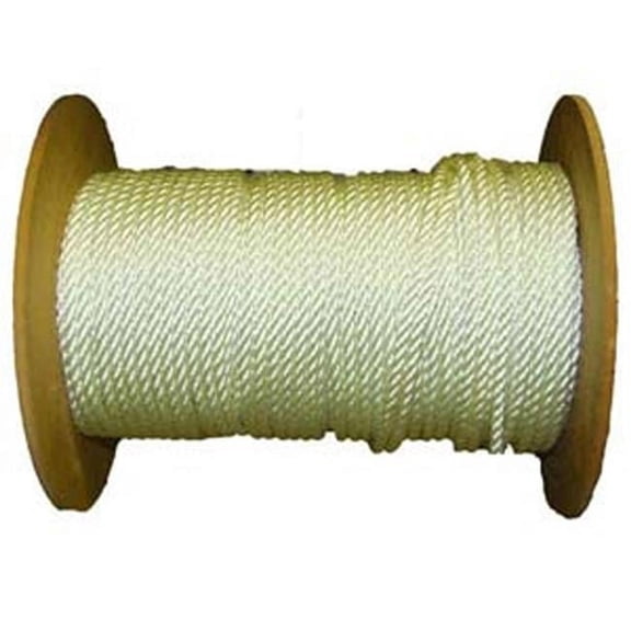Solid Braid Nylon Rope, Twt 0.25 x 100 ft.