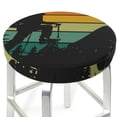 thumbnail image 3 of Naloa Not All Who Wander Are Lost 1 Round Bar Stool Cushion Cover 12-14 inch, Fits Kitchen, Office, Restaurant Chairs - {sizeName}12 inch, 3 of 7