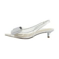thumbnail image 2 of Betsey Johnson Alli Women's Heels Silver Size 9.5 M, 2 of 8