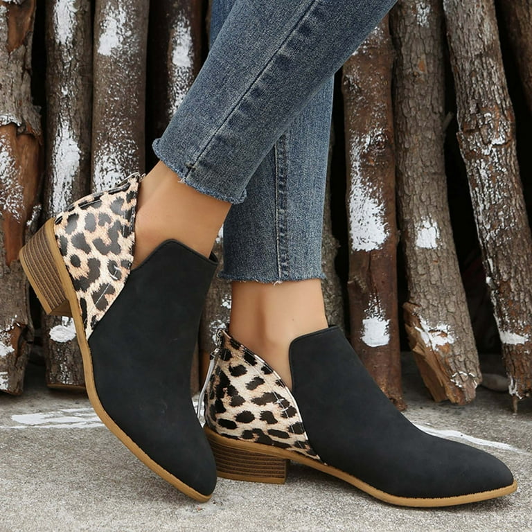 Walmart cheetah booties shop