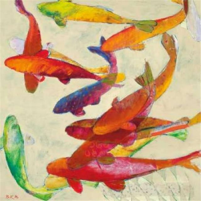Poster Imprimé Enchevêtré par Brenda K. Bredvik&44; 24 x 24 - Grand