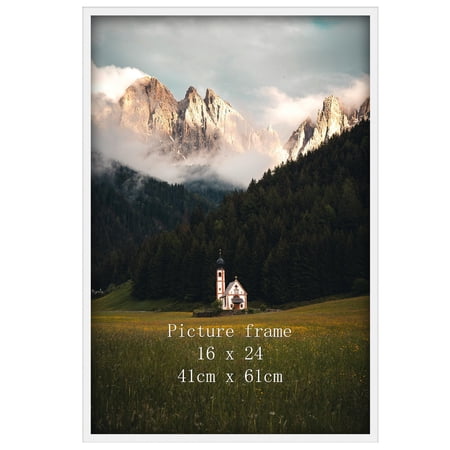 16x24 White Frame, Metal Poster Frame for Wall Mounted