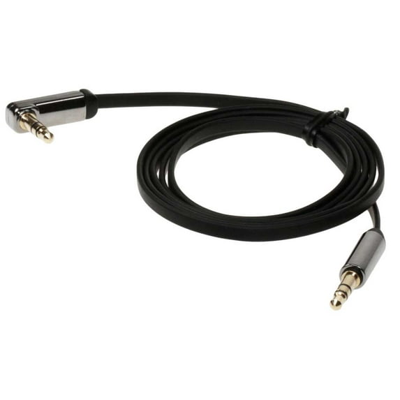 SF Cable 1m Premium 3.5mm Male to Male Audio Flat Angle Cable