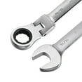 thumbnail image 3 of Unique Bargains 15/16' Flex-Head Ratcheting Combination Wrench SAE 72 Teeth 12 Point Ratchet Box Ended Spanner Tools, Cr-V, 3 of 5
