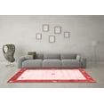 thumbnail image 3 of Ahgly Company Indoor Rectangle Abstract Red Contemporary Area Rugs, 2' x 3', 3 of 4