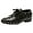 Z01_Black, variant on Boys Dress Shoes Fashion Solid Color Lace Up Low Heel Comfortable Kids Dress Shoes for Performance School Party and Formal Events Z04_Grey,3