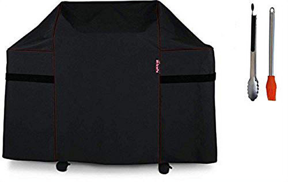 BBQ Coverpro 82836 Heavy Duty Grill Cover for Weber Summit 400-Series Gas Grills (Compared to The Weber 7108 Grill Cover) Including Basting Brush and Tongs - image 2 of 3