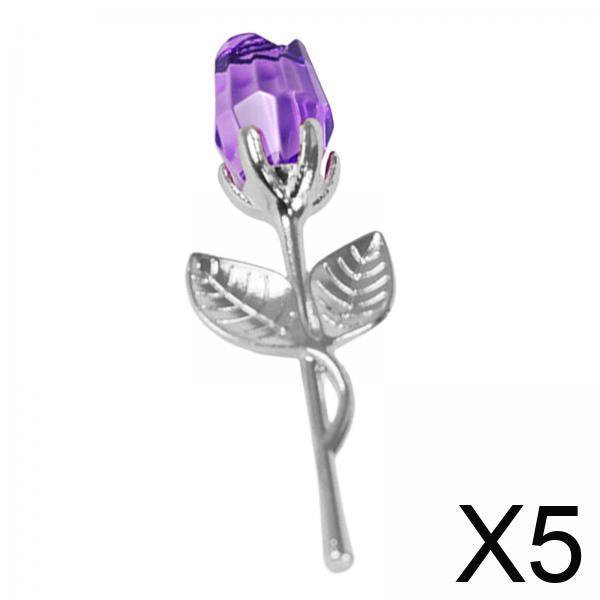Figura de mesa,Regalo de flor de rosa de cristal para su esposa e hija,Regalo romántico de San Valentín para mujeres, y hermanas,Regalo de aniversario de boda con flores