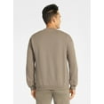 thumbnail image 4 of Athletic Works Men's and Big & Tall Men's Fleece Crewneck Sweatshirt, Sizes XS-5XLT, 4 of 5
