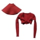 thumbnail image 2 of 1/6 Camisa de manga larga y falda retro Cosplay elegante atuendo casual para rojo, 2 of 9