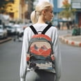 thumbnail image 7 of FORMRS Mini Backpack Purse for Women Travel Daypack Casual Shoulder Bag, Mountains at Dawn, 7 of 7