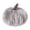 Grey, variant on Green Fabric Artificial Pumpkins Faux Flocked Pumpkins Fall Halloween Thanksgiving Decor