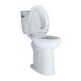 thumbnail image 7 of WinZo WZ5888 Elongated Two Piece Toilet with Extra Tall Bowl 21.25" Comfortable For Elderly Tall Person, White, 7 of 7