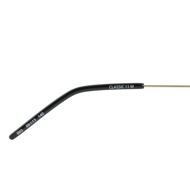 Saint Laurent Aviator Sunglasses Classic 11 M 004 Gold/Black 59mm YSL