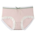 thumbnail image 2 of YWDJ Panties for Women Lace Lightweight No Show Lace Sexy Underwear Traceless Underwear Female Pink XL, 2 of 5