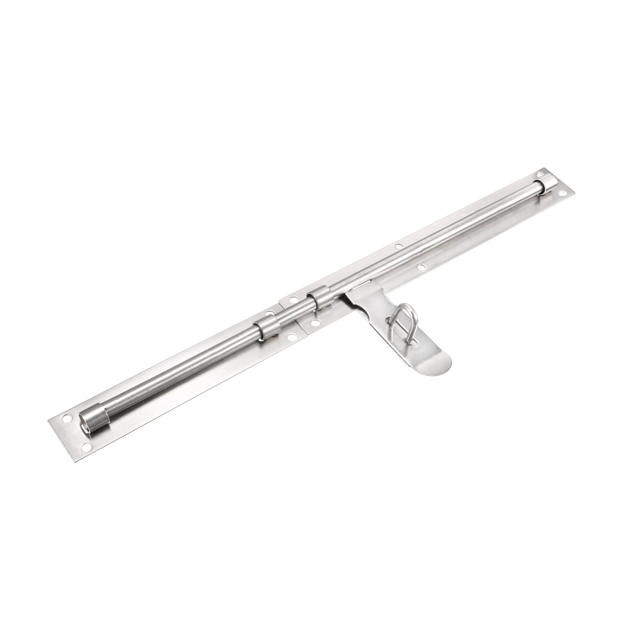 Sliding Bolt Gate Latch, 20" Stainless Steel Door Hasp with Padlock