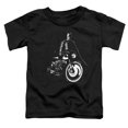 thumbnail image 2 of The Batman And His Motorcycle Kids T Shirt (4) for Youth Toddler Boys and Girls, Black, 2 of 5