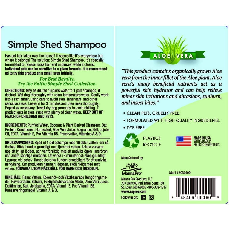 Simple shed shampoo cheap