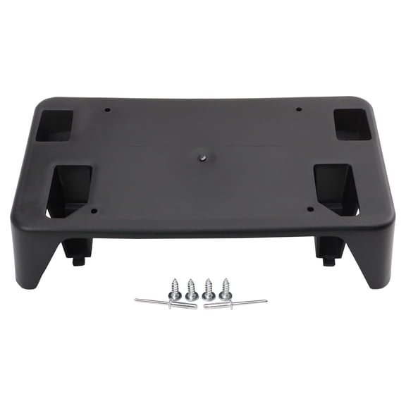 TRQ License Plate Bracket Black Fits 2018-2023 Chevrolet Traverse GM1068196