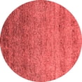 thumbnail image 1 of Ahgly Company Indoor Round Oriental Red Industrial Area Rugs, 3' Round, 1 of 4