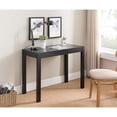 thumbnail image 2 of Inroom White Finish Wood Single Drawer Parsons Desk, 2 of 2