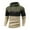 Army Green, variant on APEXFWDT Men's Big & Tall Contrast Color Hoodie Long Sleeve Jacquard Knit Sweatshirt Casual Athletic Top,XXXL,Army Green