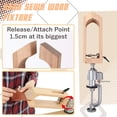 thumbnail image 1 of Hexang Clip Stitching Angle Rotating Leather Universal Goods Pony，Handmade 360 Wooden Rotation Hand-sewn High-end Tools & Home Improvement, 1 of 9