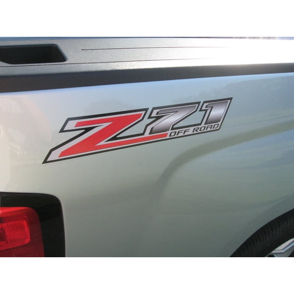 Chevy Silverado Z71 OFF ROAD Bedside Decals 2014-2018 Set of 2 GM Licensed